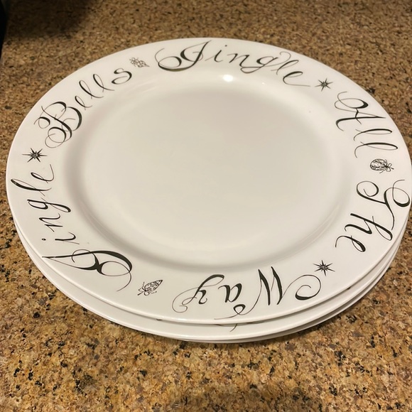 Holiday Set Of 4 Holiday Dinner Plates Poshmark